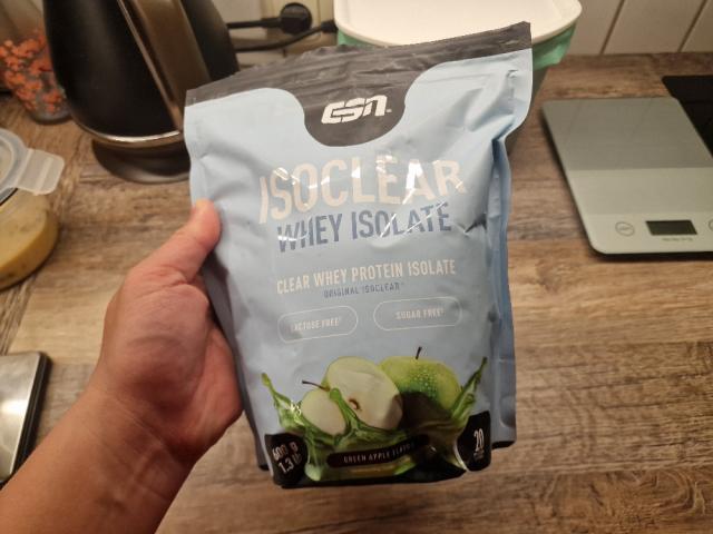 ESN Isoclear Whey Isolat Green Apple Flavor von Nubysan | Hochgeladen von: Nubysan