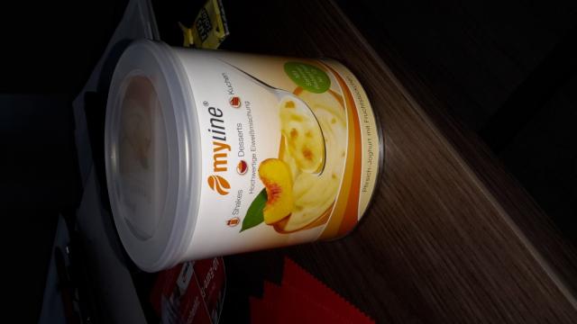 myLine Eiweißpulver, Pfirsich-Joghurt mit Fruchtstücken | Hochgeladen von: Michael175