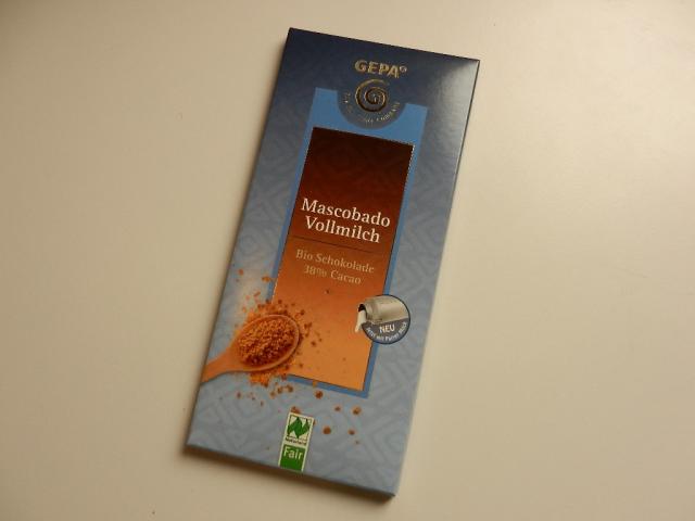 Bio Schokolade, Mascobado Vollmilch (38% Cacao) | Hochgeladen von: maeuseturm