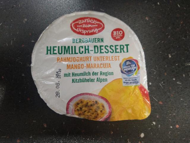 Bergbauern Heumilch-Dessert, Mango-Maracuja von S.Willegger | Hochgeladen von: S.Willegger