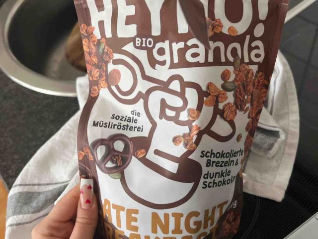 Hey Ho bio granola, schokolierte Brezeln von Mimipas | Hochgeladen von: Mimipas