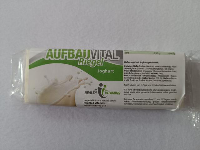 AufbauVital Riegel, Joghurt von Stefan Ried | Hochgeladen von: Stefan Ried AufbauVital Riegel, Joghurt von Stefan Ried | Hochgeladen von: Stefan Ried
