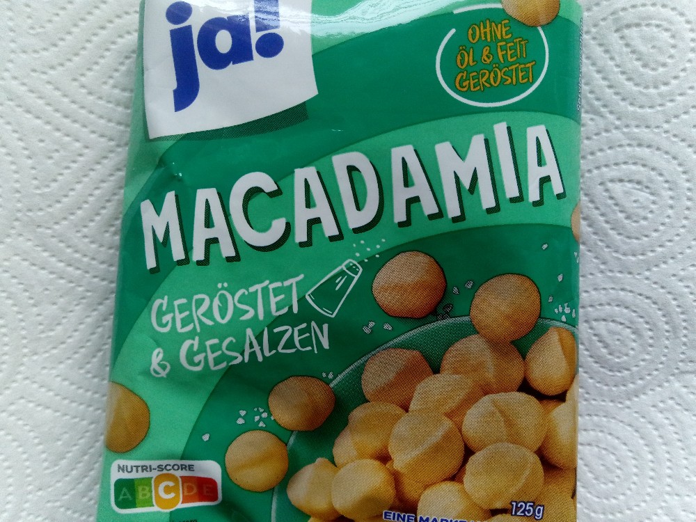 ja! Macadamia geröstet & gesalzen, ohne Öl & Fett von Ku | Hochgeladen von: KunoD