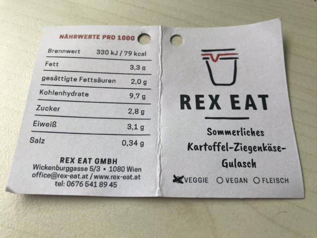 Rex Eat: Sommerliches Kartoffel-Ziegenkäse-Gulasch | Hochgeladen von: chriger