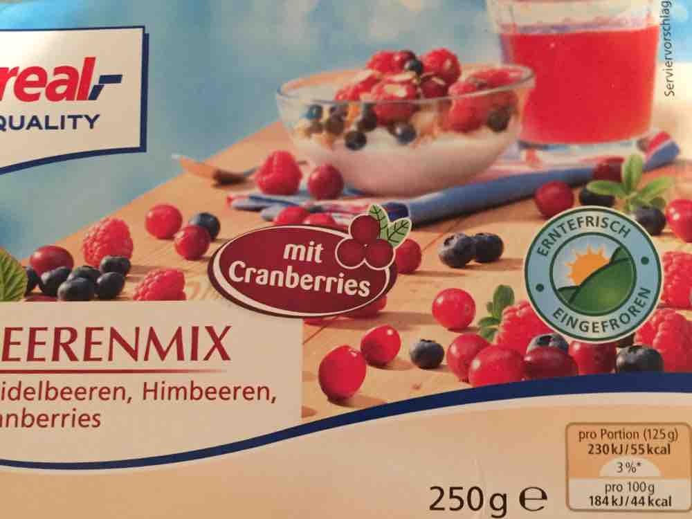 Beerenmix, Heidelbeeren, Himbeeren, Cranberries von andreanormal | Hochgeladen von: andreanormal