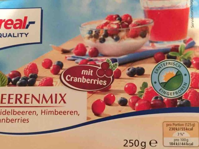 Beerenmix, Heidelbeeren, Himbeeren, Cranberries von andreanormal | Hochgeladen von: andreanormal