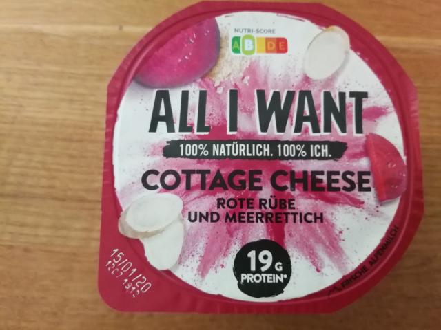ALL I WANT, Cottage Cheese Rote Rübe & Meerrettich | Hochgeladen von: Misio