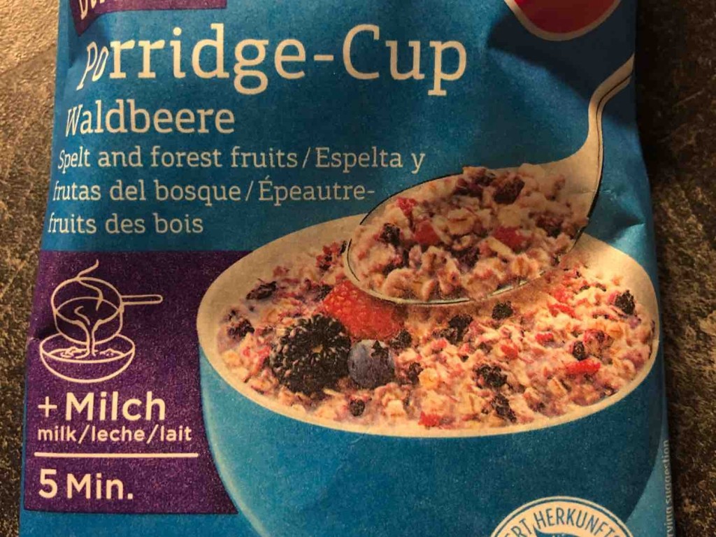 Dinkel Porridge-Cup Waldbeere von hexe300 | Hochgeladen von: hexe300