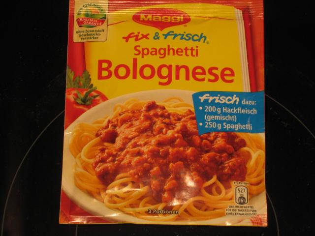 Maggi fix & frisch Spaghetti Bolognese, Trockenprodukt | Hochgeladen von: mr1569