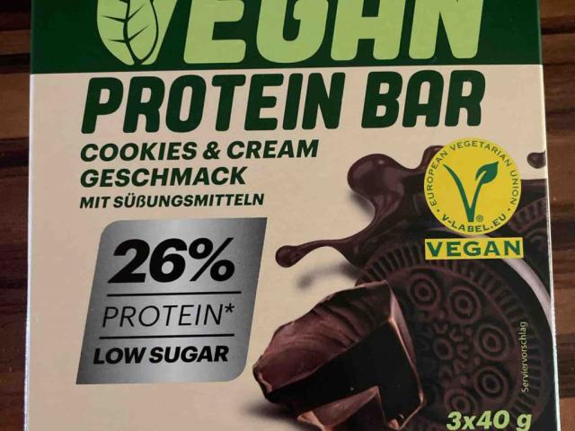 Vegan ProteinBar, Cookies and Cream Geschmack von chunkymaus | Hochgeladen von: chunkymaus