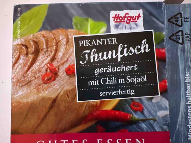 Thunfisch, geräuchert mit Chili in Sojaöl von broti | Hochgeladen von: broti