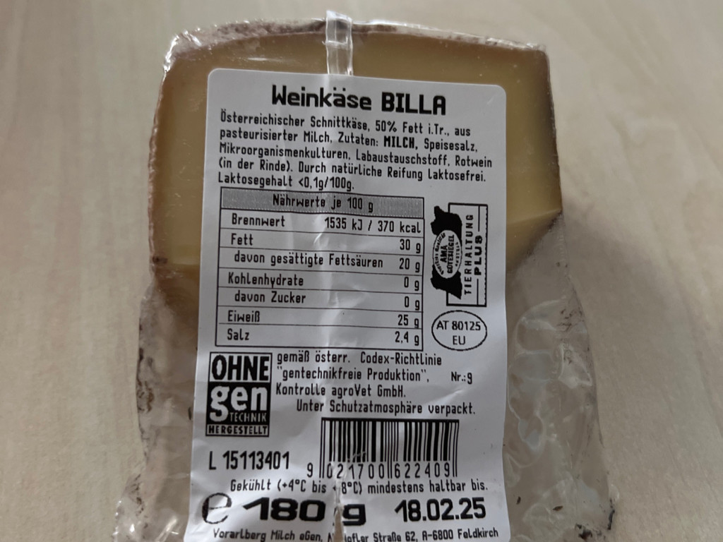 Weinkäse Billa von heimoreumann | Hochgeladen von: heimoreumann