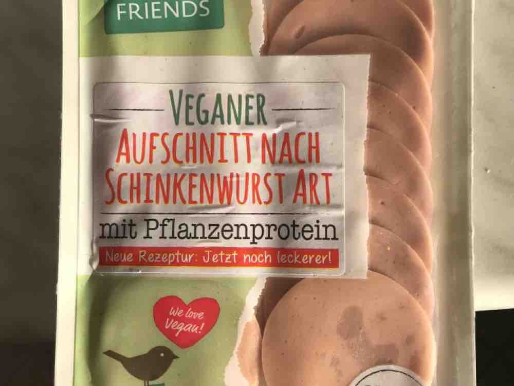 Veganer Aufschnitt nach Schinkenwurst Art, mit Pflanzenprotein o | Hochgeladen von: tofuceline98