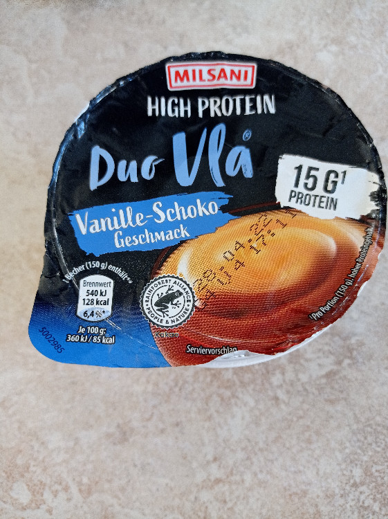 High Protein Duo Vla, Vanille-Schoko Geschmack von iss | Hochgeladen von: iss