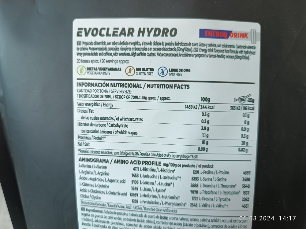 Evoclear Hydro, Energy Drink von eyduotto | Hochgeladen von: eyduotto