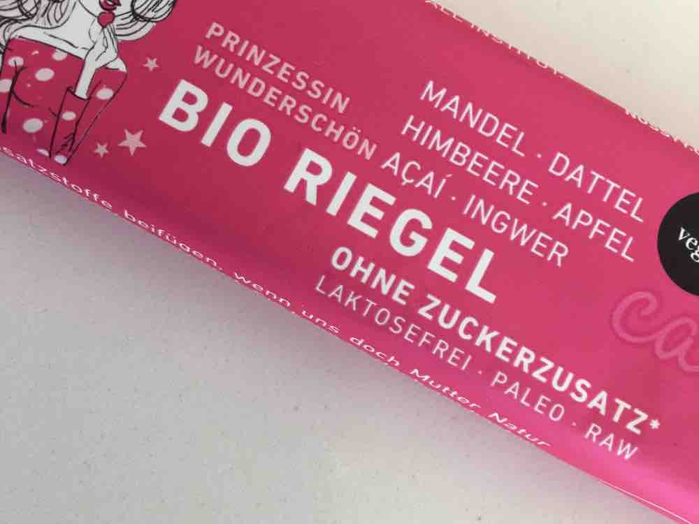 Bio Riegel, Mandel-Dattel-Himbeere-Apfel-Acai-Ingwer von Demanim | Hochgeladen von: Demanimanie