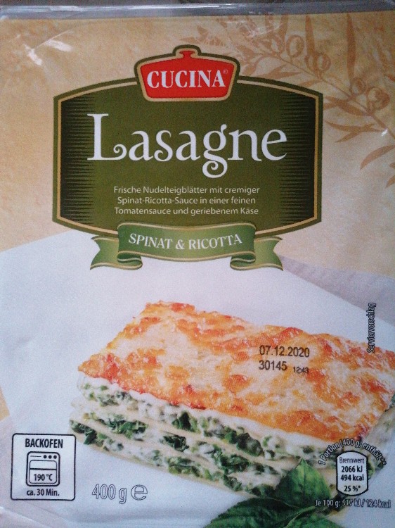Lasagne Spinat & Ricotta von mcraven519 | Hochgeladen von: mcraven519