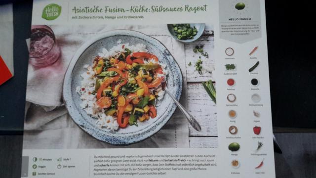 Asiatische Fusion-Küche: Süßsaures Ragout, mit Zuckerschoten | Hochgeladen von: Michael175