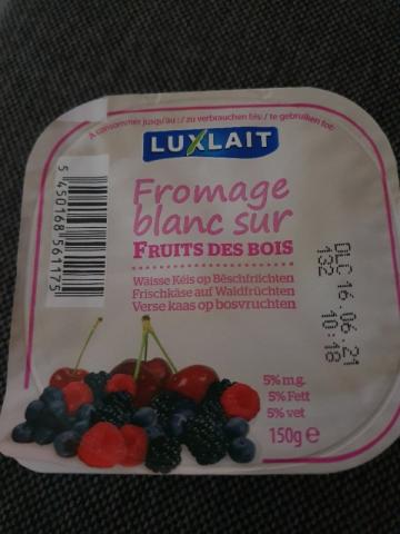 LUXLAIT, Fromage blanc sur fruits des bois/Frischkäse auf von cr | Hochgeladen von: crazypowerwoman1978