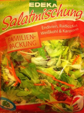 Salatmischung Familienpackung, Endivien, Radicchio, Weißkohl | Hochgeladen von: wuschtsemmel