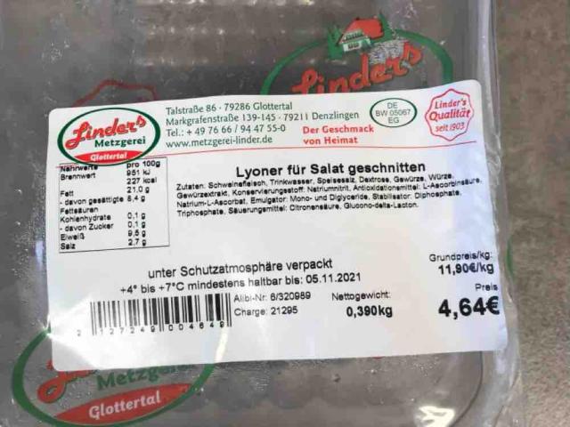 Lyoner, für Wurstsalat geschnitten von marclange | Hochgeladen von: marclange