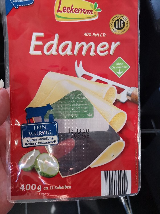 Edamer, Käse in Scheiben 40%Fett von 15493751166599 | Hochgeladen von: 15493751166599
