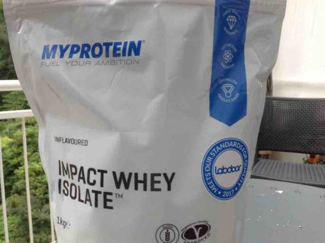 Impact whey Isolate , Geschmacksneutral  von fritz1565652 | Hochgeladen von: fritz1565652