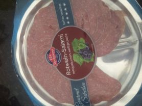 Rotwein-Salami, mild gerächert und weiß getaucht | Hochgeladen von: krm Rotwein-Salami, mild gerächert und weiß getaucht | Hochgeladen von: krm