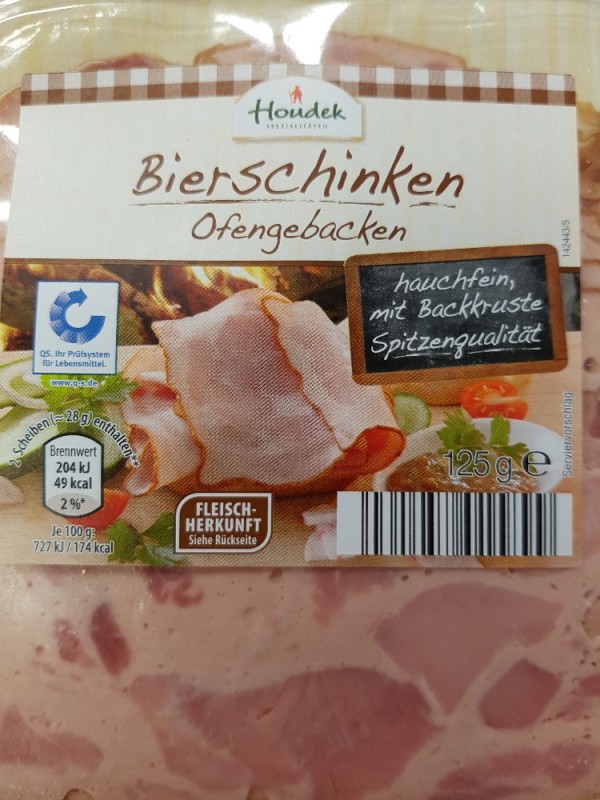 Bierschinken hauchfein, mit Backkruste, 95% Schweinefleisch von  | Hochgeladen von: BorMan