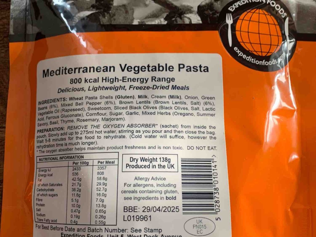 Mediterranean Vegetable Pasta, High Energy Range von mdb0612 | Hochgeladen von: mdb0612