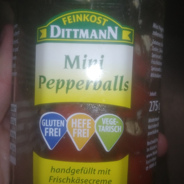 Mini Pepperballs, handgefüllt mit Frischkäsecreme von bph | Hochgeladen von: bph