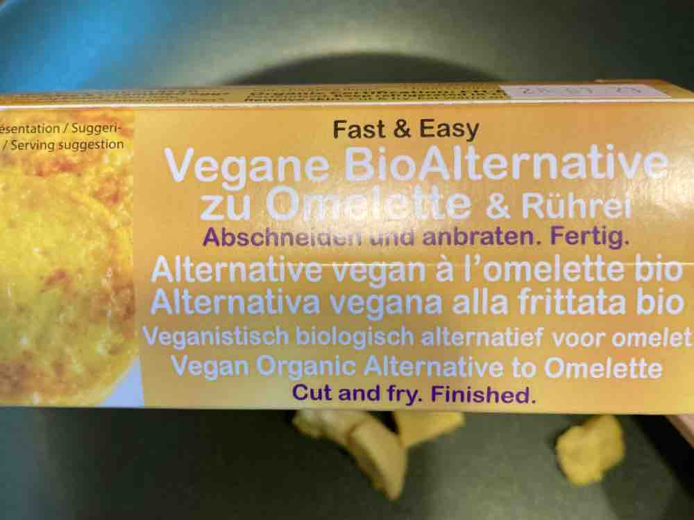 Vegane BioAltnernative zu Omelette & Rührei, reich an Eiweiß | Hochgeladen von: nada4