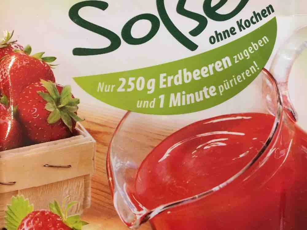 Gelierzucker für Erdbeersoße , mit 250 g Erdbeeren  von Zumsl | Hochgeladen von: Zumsl