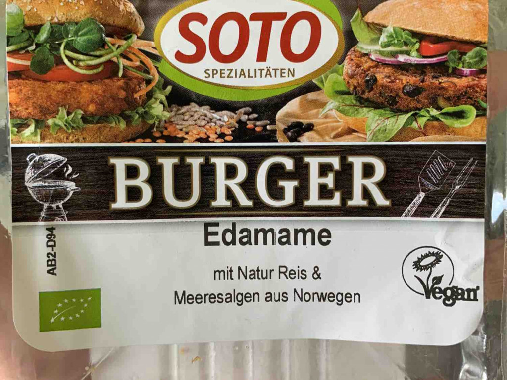Burger Edamame, mit Natur Reis & Meeresalgen von Orelica | Hochgeladen von: Orelica