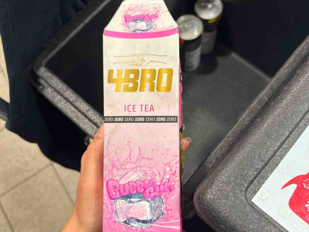 4Bro Ice Tea Bubblegum Zero, Zero von mariehartrampf | Hochgeladen von: mariehartrampf