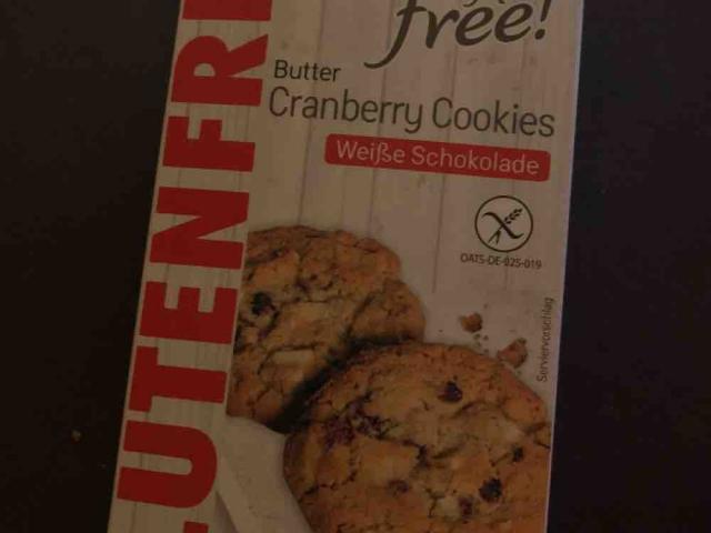 Buttrr Cranberry Cookies, Glutenfrei von Treeler | Hochgeladen von: Treeler