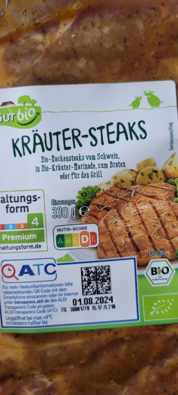 Bio Kräuter Steaks von Stephal | Hochgeladen von: Stephal