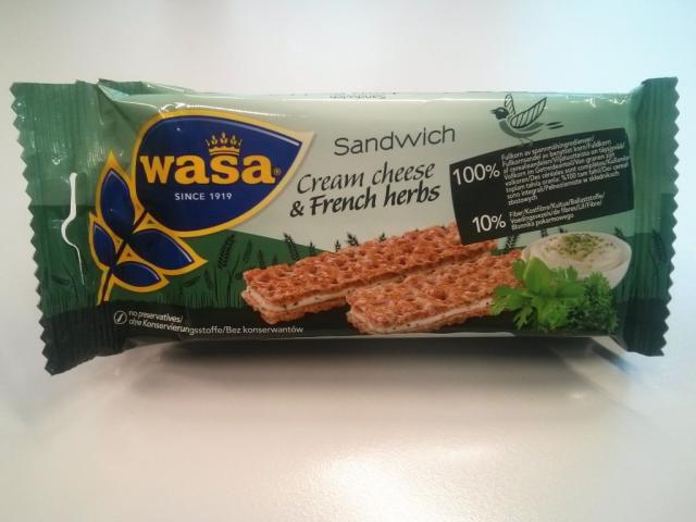 Wasa Sandwich Cream Cheese & French herbs | Hochgeladen von: RandyMS