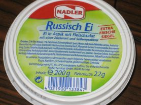 Russisch Ei, Ei in Aspik mit Fleischsalat | Hochgeladen von: Harleh