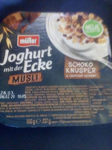 Joghurt mit der Ecke Müsli, Schoko Knuper | Hochgeladen von: Seidenweberin