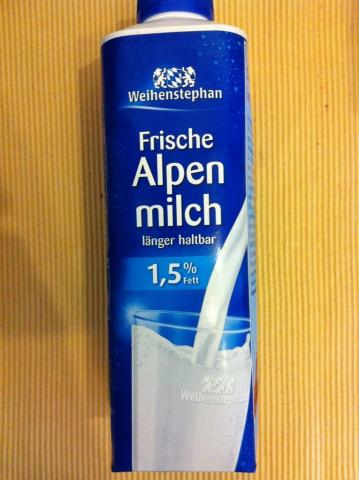 Alpenmilch 1,5%Fett Weihenstephan  | Hochgeladen von: wuschtsemmel