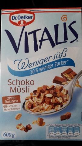 Vitalis Schoko Müsli, 30 % weniger Zucker von Schmatzi Keks | Hochgeladen von: Schmatzi Keks
