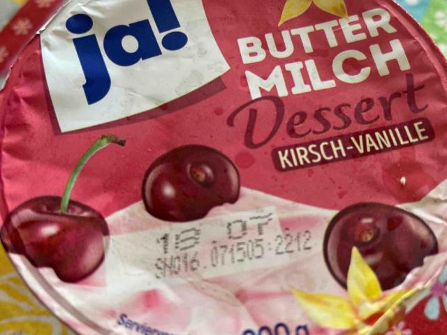 Buttermilch Dessert (Kirsch-Vanille) von Schumml | Hochgeladen von: Schumml