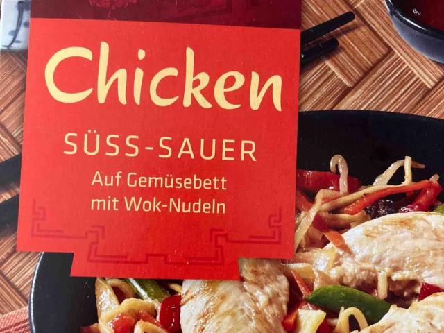 Chicken Süß Sauer, Auf Gemüsebett mit Wok Nudeln von LoTuer | Hochgeladen von: LoTuer