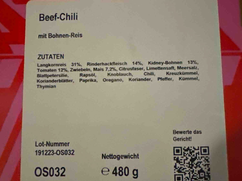 Beef-Chili mit Bohnen-Reis von Aladdin2004 | Hochgeladen von: Aladdin2004