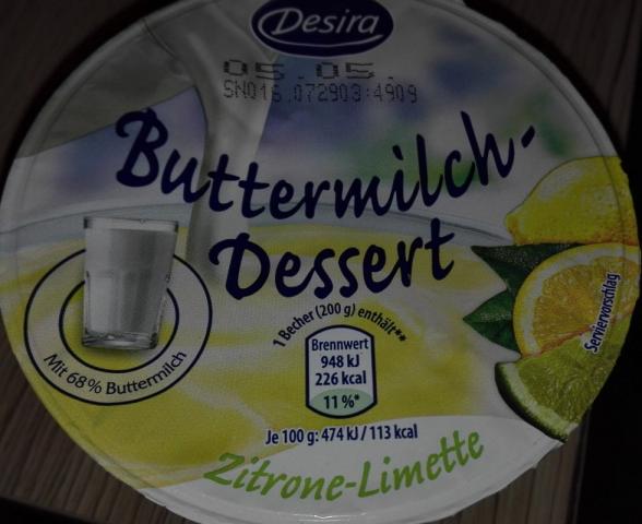 Buttermilch-Dessert, Zitrone-Limette | Hochgeladen von: bodensee