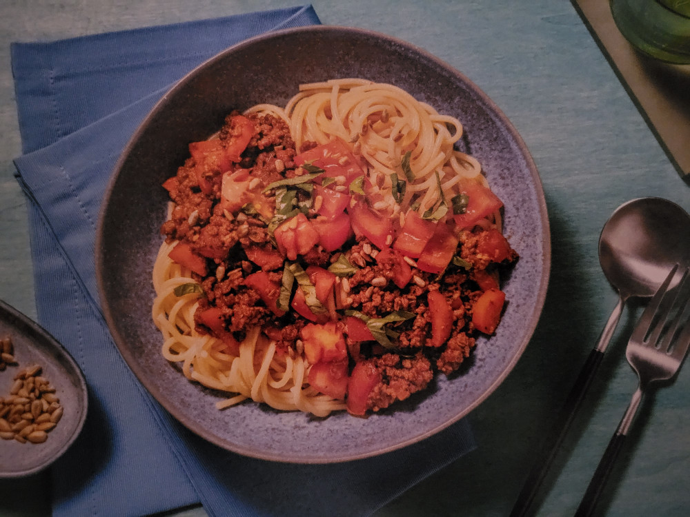 Spaghetti Bolognese mit Tofuhack, In würziger Tomatensauce von N | Hochgeladen von: NikaRonja