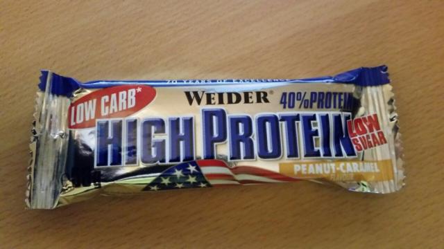 WEIDER High Protein Eiweissriegel, Peanut-Caramel | Hochgeladen von: Paulipower