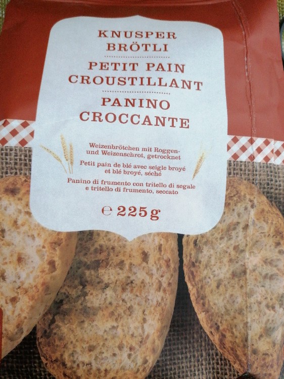 KNUSPER Brötli Stk 12gr.Corli, Weizen Roggenschrot von Corli | Hochgeladen von: Corli KNUSPER Brötli Stk 12gr.Corli, Weizen Roggenschrot von Corli | Hochgeladen von: Corli