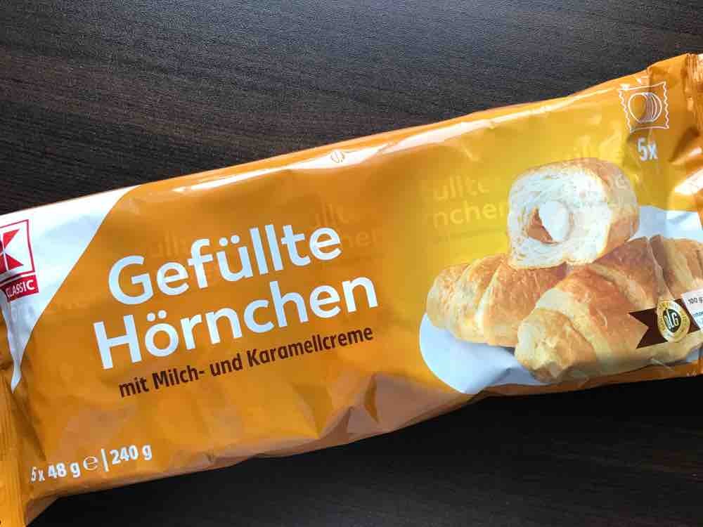 Gefüllte Hörnchen, mit Milch- und Karamellcreme von marenha | Hochgeladen von: marenha